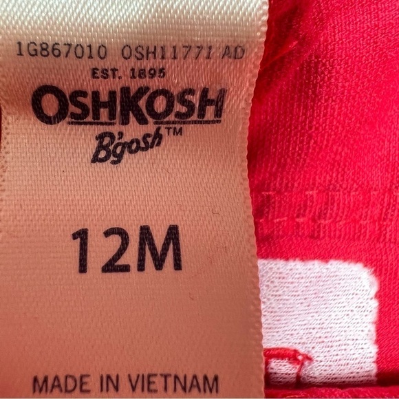 Red velvet pants with gold bows size 12 months - Picture 6 of 6